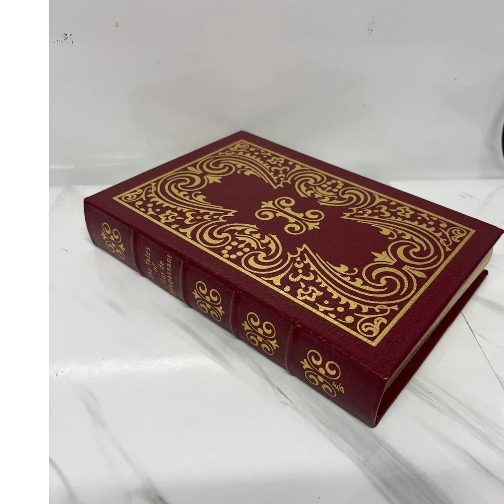 The Tales of Guy De Maupassant Leather Hardcover 100 Greatest Books Easton Press